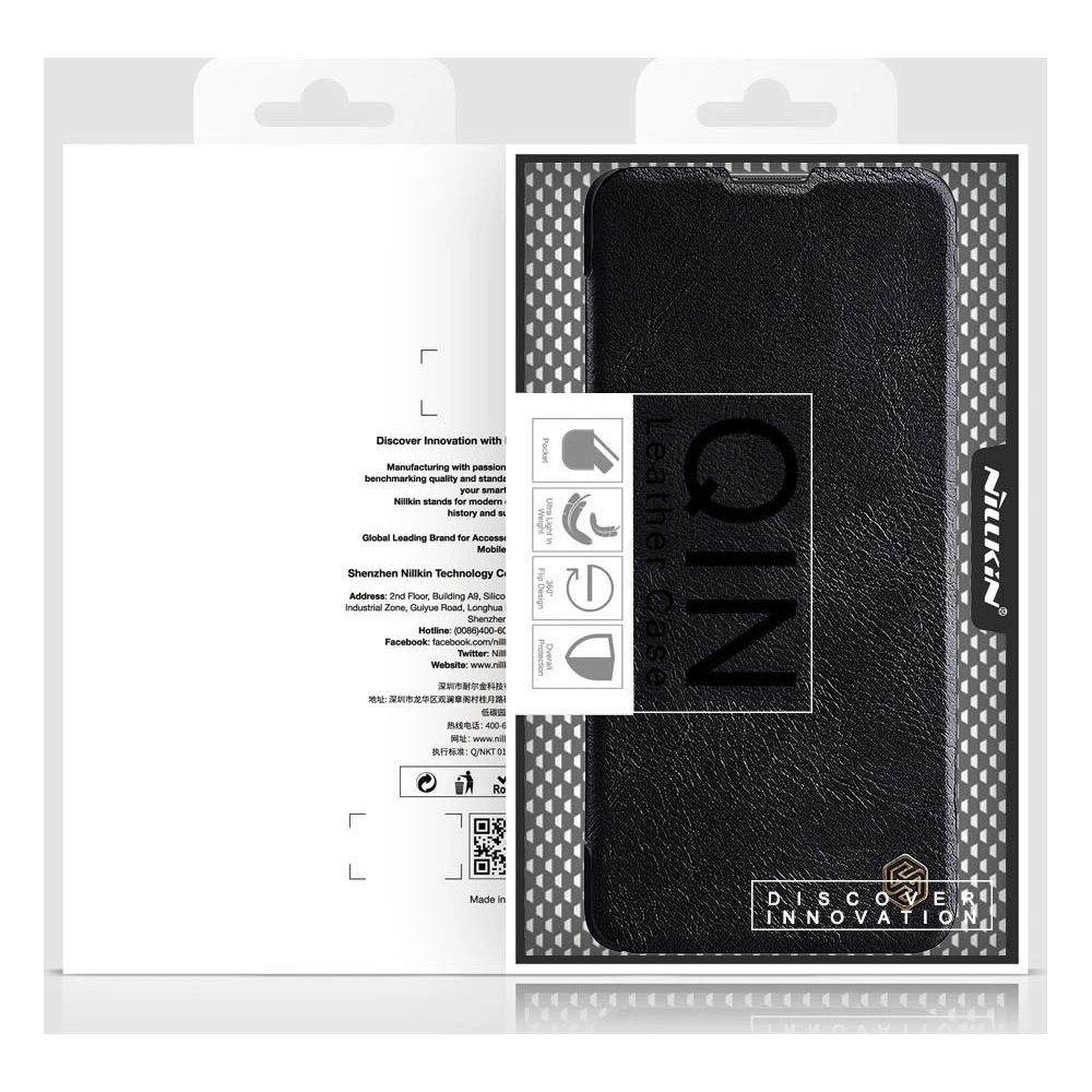 Hurtownia GSM - Etui Nillkin Qin Xiaomi Mi11i HyperCharge fekete - NLK672 - {ean13} - Hurt