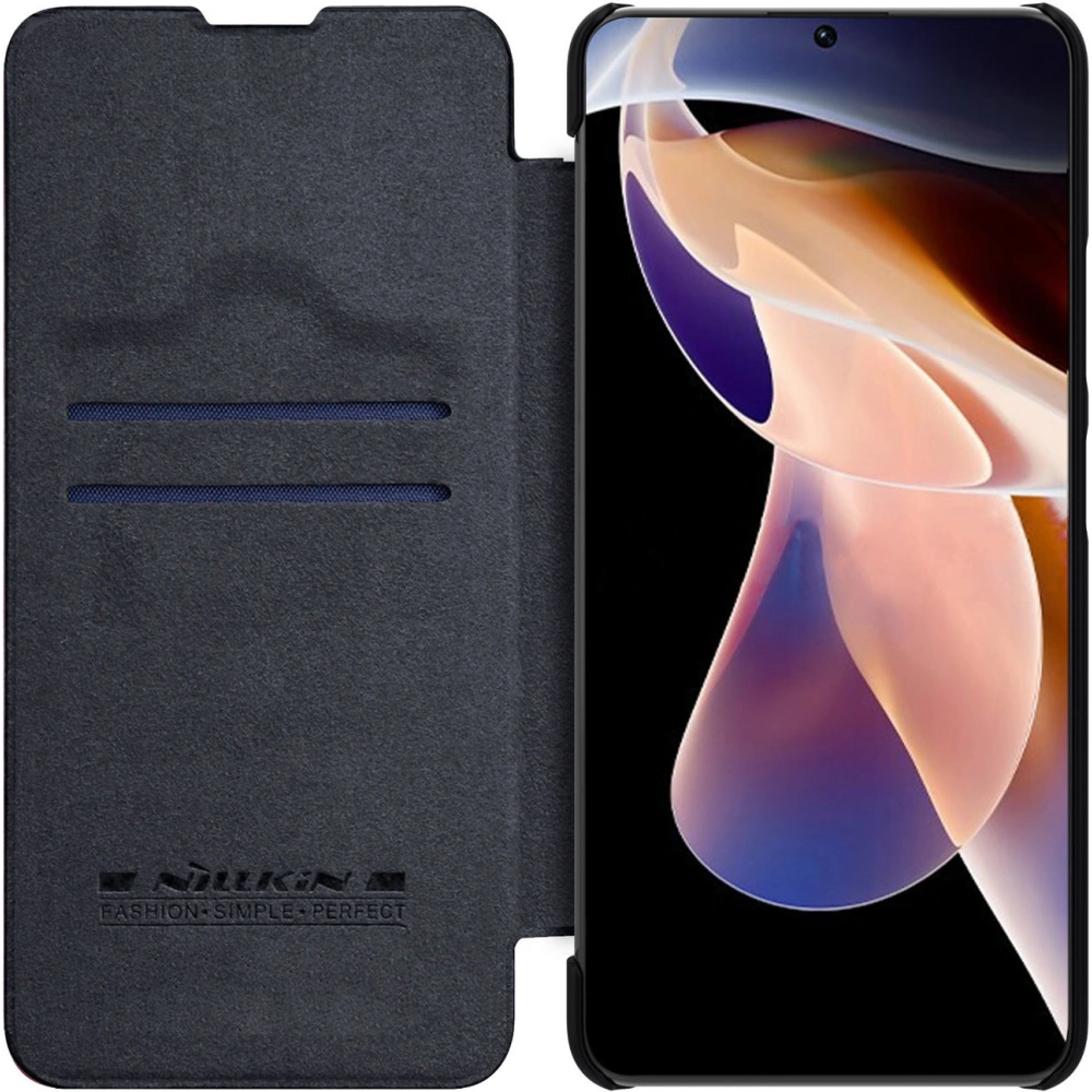 Hurtownia GSM - Etui Nillkin Qin Xiaomi Mi11i HyperCharge fekete - NLK672 - {ean13} - Hurt