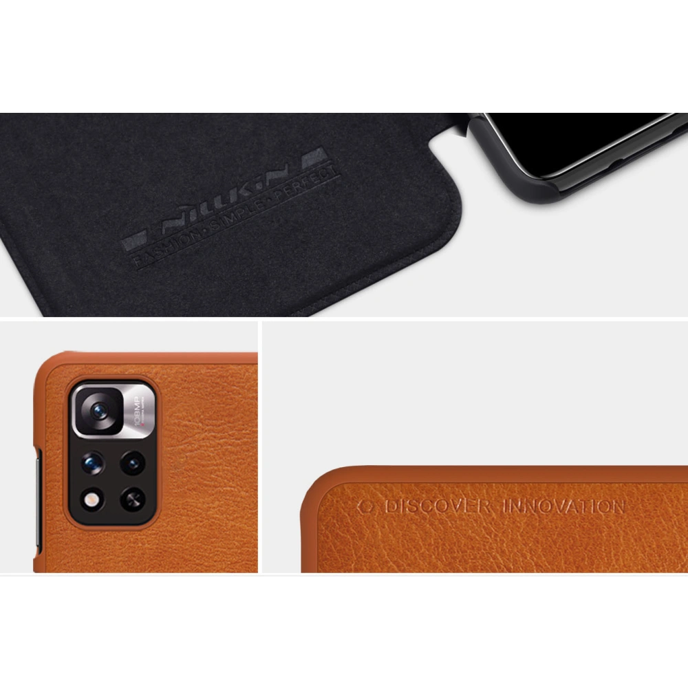 Hurtownia GSM - Case Nillkin Qin Xiaomi Mi11i HyperCharge schwarz - NLK672 - {ean13} - Hurt