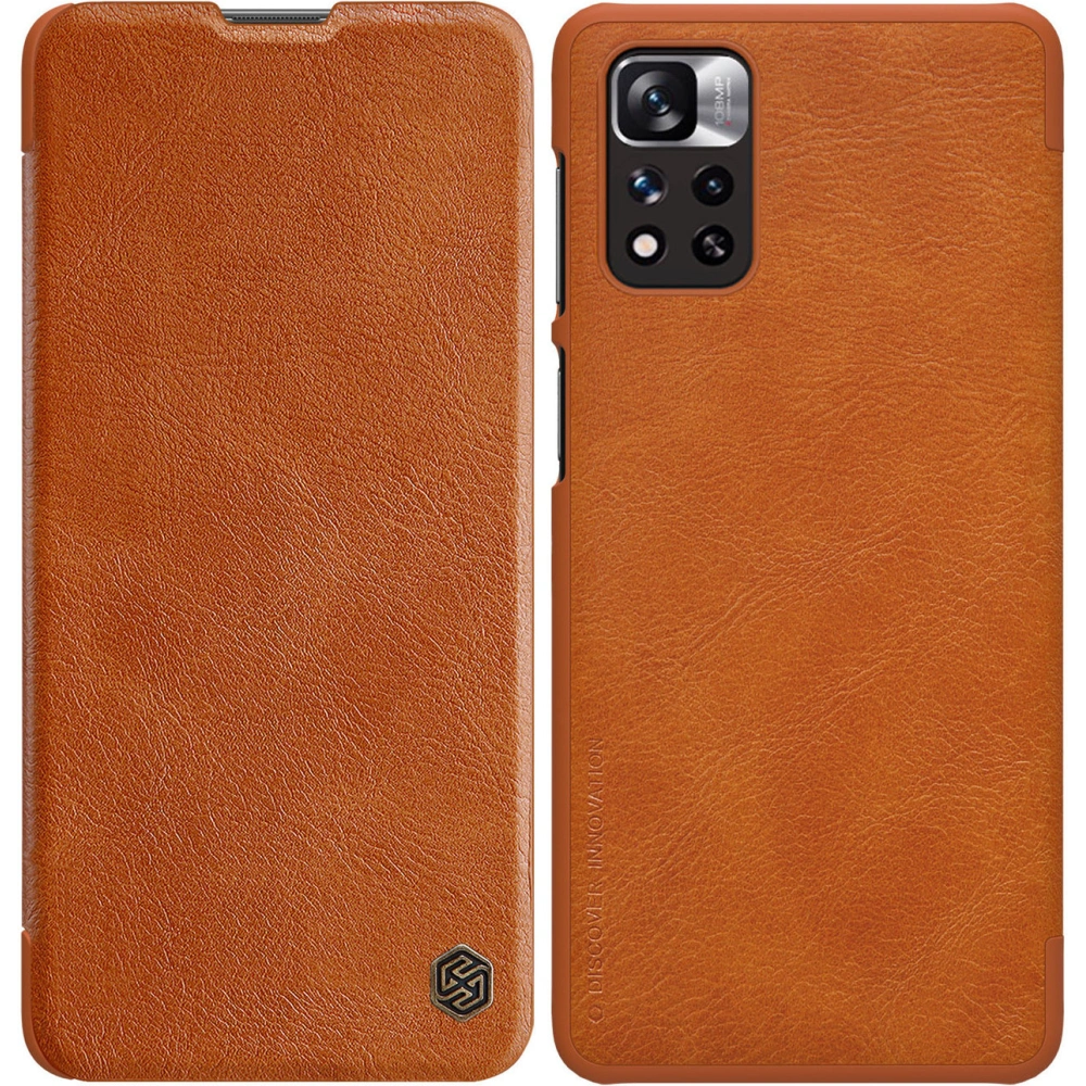Hurtownia GSM - Etui Nillkin Qin Xiaomi Mi11i HyperCharge hnědý - NLK673 - {ean13} - Hurt