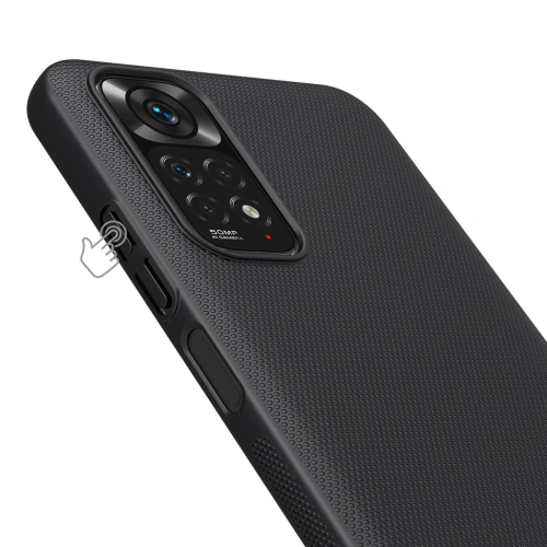 Etui Nillkin Super Frosted Shield Xiaomi Redmi Note 11S 5G/11T 5G/Poco M4 Pro 5G czarny