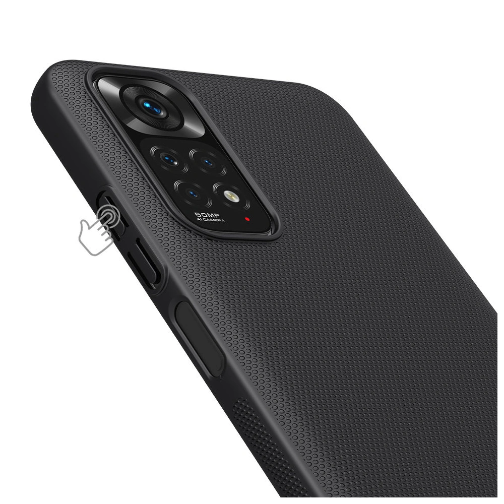 Hurtownia GSM - Etui Nillkin Super Frosted Shield Xiaomi Redmi Note 11S 5G/11T 5G/Poco M4 Pro 5G fekete - NLK674 - {ean13} - Hurt