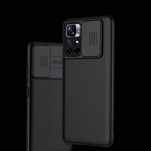 Hurtownia GSM - Etui Nillkin CamShield Xiaomi Redmi Note 11S 5G/11T 5G/Poco M4 Pro 5G albastru - NLK675 - {ean13} - Hurt