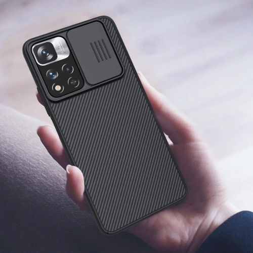 Etui Nillkin CamShield Xiaomi Mi11i HyperCharge niebieski