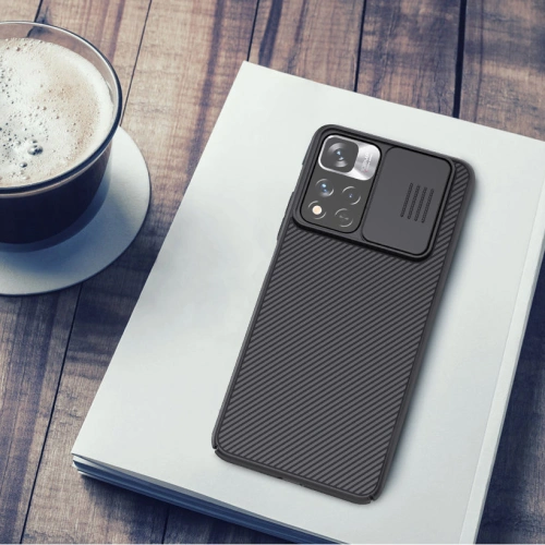 Etui Nillkin CamShield Xiaomi Mi11i HyperCharge niebieski