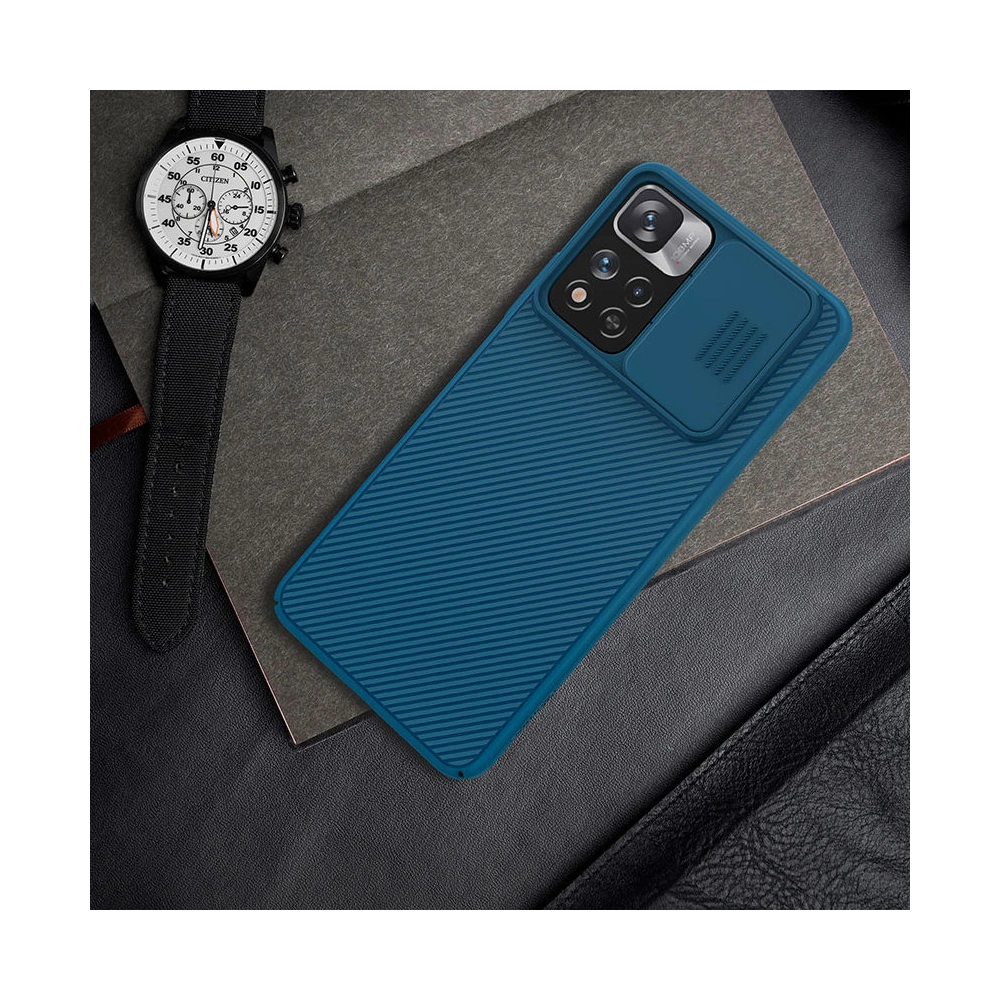 Hurtownia GSM - Etui Nillkin CamShield Xiaomi Mi11i HyperCharge kék - NLK676 - {ean13} - Hurt
