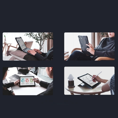 Etui Nillkin Armor Keyboard Bluetooth Apple iPad Air 10.9 2020 (4. gen)/iPad Pro 11 2018/2020/2021 (1., 2. i 3. gen) czarny