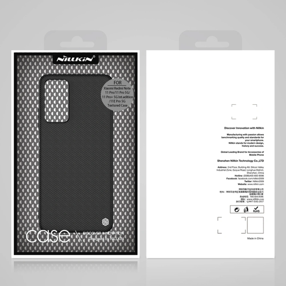 Hurtownia GSM - Etui Nillkin Textured Xiaomi Redmi Note 11 Pro/11E Pro negru - NLK684 - {ean13} - Hurt