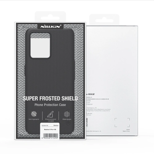 Etui Nillkin Super Frosted Shield Pro Realme 9 Pro+ Plus czarny