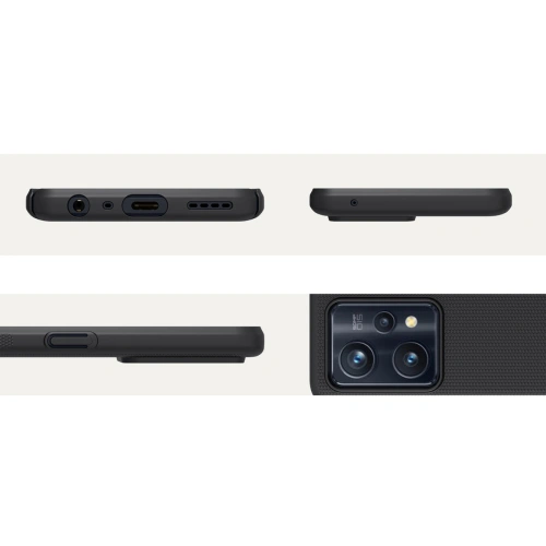 Etui Nillkin Super Frosted Shield Pro Realme 9 Pro+ Plus czarny