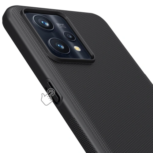 Etui Nillkin Super Frosted Shield Pro Realme 9 Pro+ Plus czarny