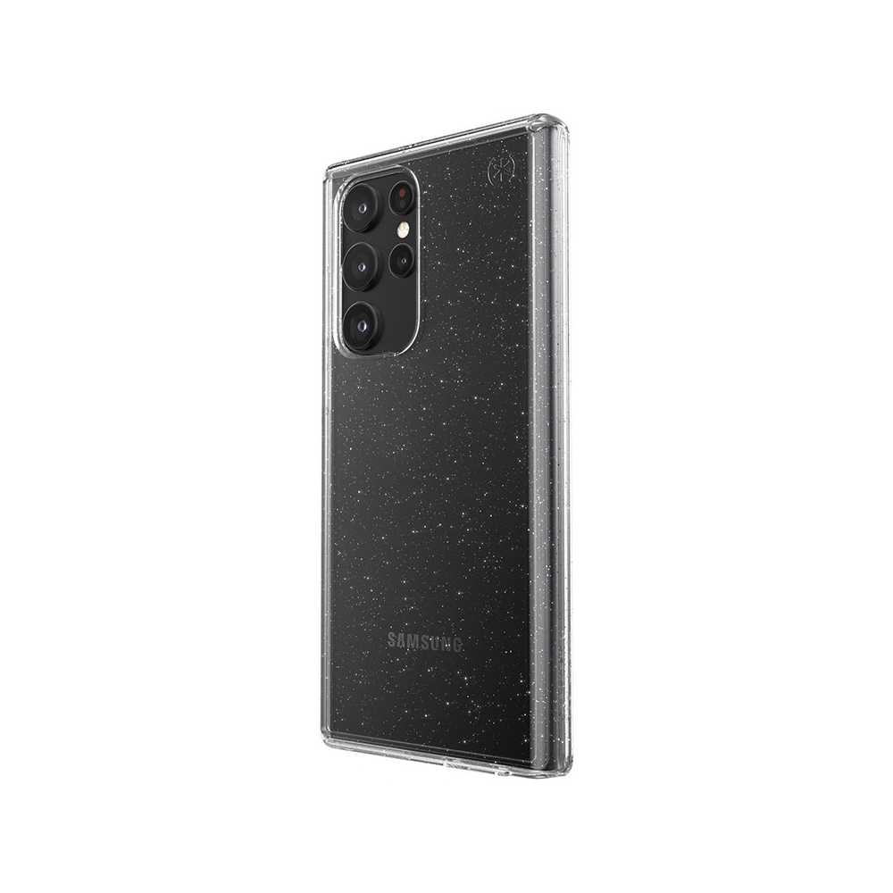Hurtownia GSM - Case Speck Presidio Perfect-Clear mit Glitter MICROBAN Samsung Galaxy S22 Ultra (Klar/Platin-Glitter) - SPK423 - {ean13} - Hurt