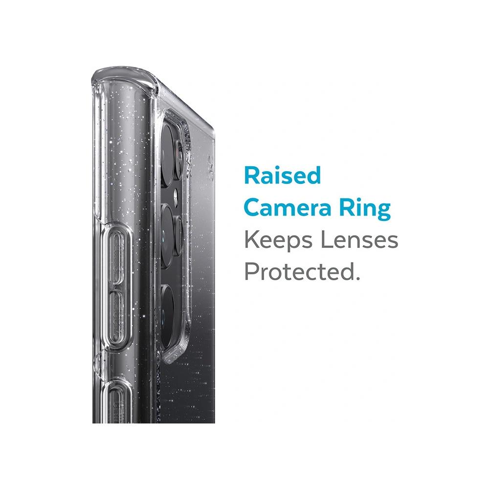Wholesale Speck Presidio Perfect-Clear with Glitter MICROBAN Samsung Galaxy S22 Ultra (Clear/Platinum Glitter) - SPK423 - {ean13} - Hurt
