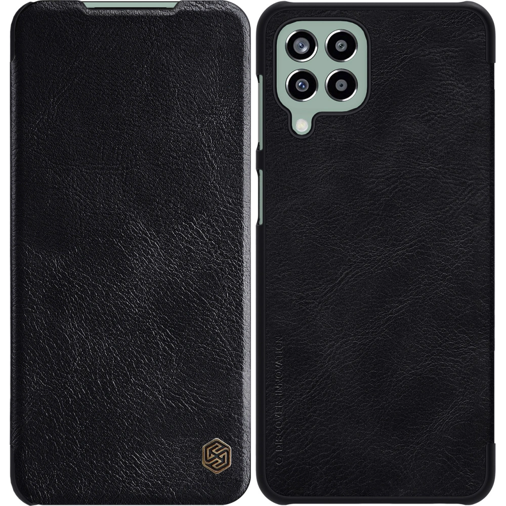 Hurtownia GSM - Etui Nillkin Qin Samsung Galaxy M33 5G negru - NLK690 - {ean13} - Hurt