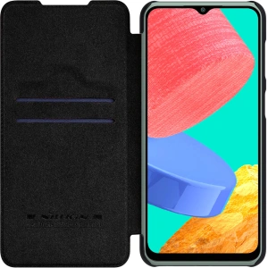 Hurtownia GSM - Etui Nillkin Qin Samsung Galaxy M33 5G negru - NLK690 - {ean13} - Hurt