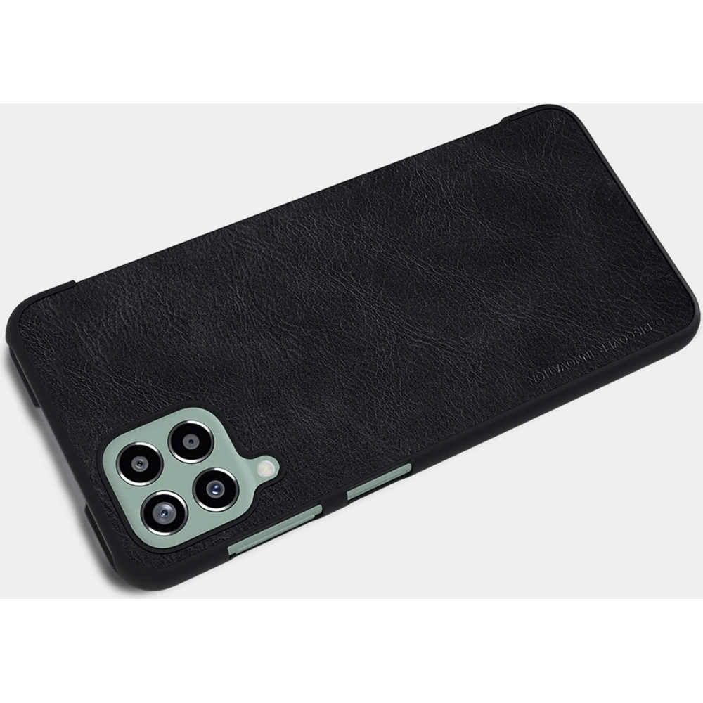 Hurtownia GSM - Etui Nillkin Qin Samsung Galaxy M33 5G negru - NLK690 - {ean13} - Hurt