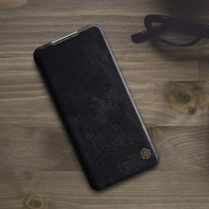 Hurtownia GSM - Etui Nillkin Qin Samsung Galaxy M33 5G negru - NLK690 - {ean13} - Hurt