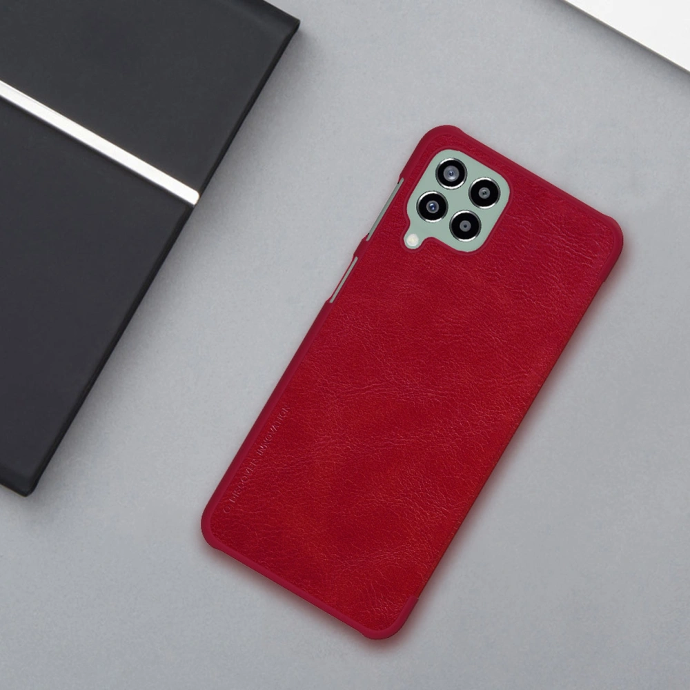 Hurtownia GSM - Etui Nillkin Qin Samsung Galaxy M33 5G černé - NLK690 - {ean13} - Hurt
