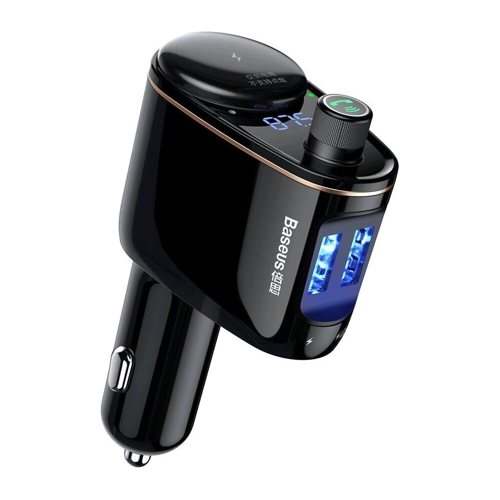 Wholesale Transmitter FM Baseus Locomotive Black - BSU083BLK - {ean13} - Hurt
