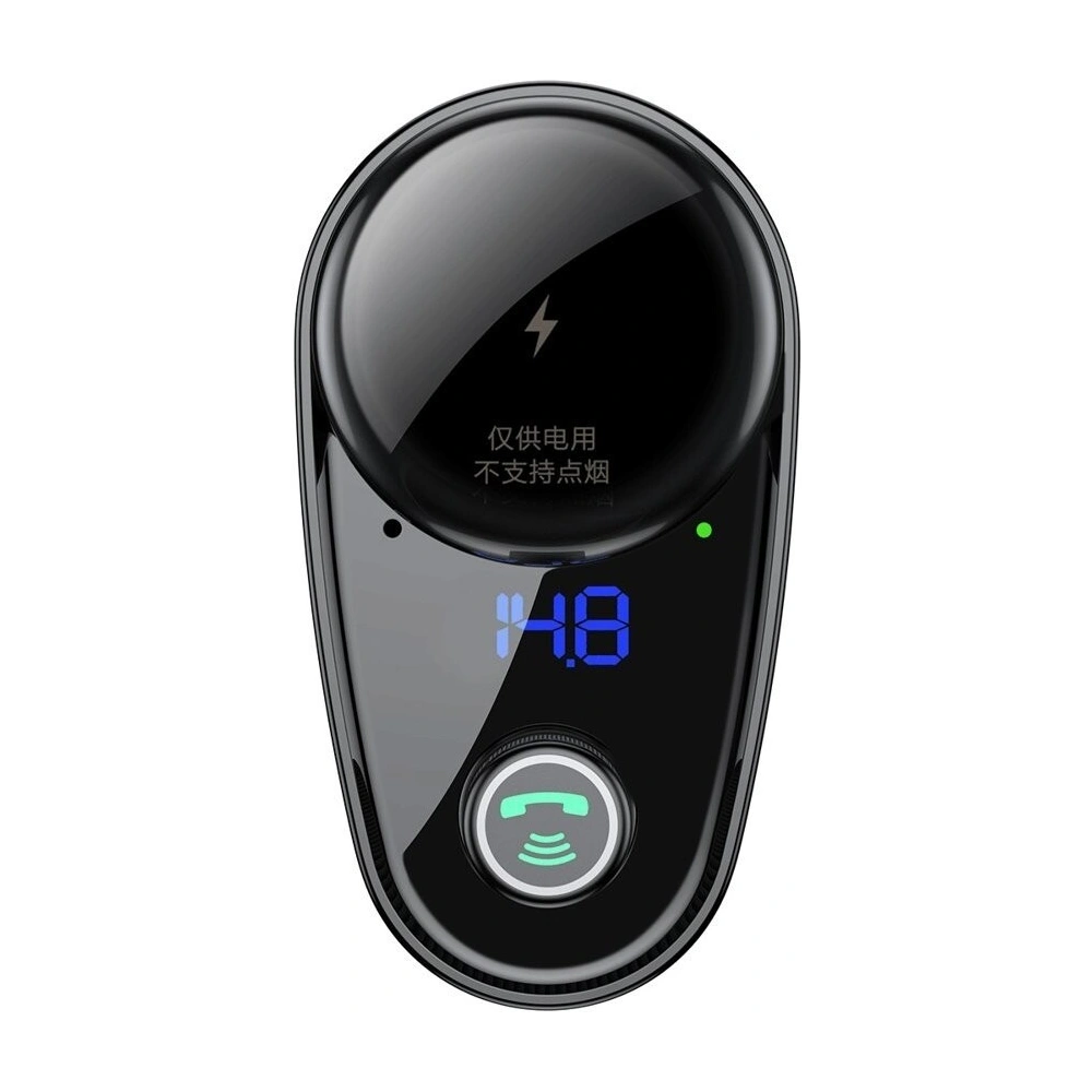 Wholesale Transmitter FM Baseus Locomotive Black - BSU083BLK - {ean13} - Hurt