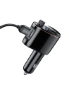 Wholesale Transmitter FM Baseus Locomotive Black - BSU083BLK - {ean13} - Hurt