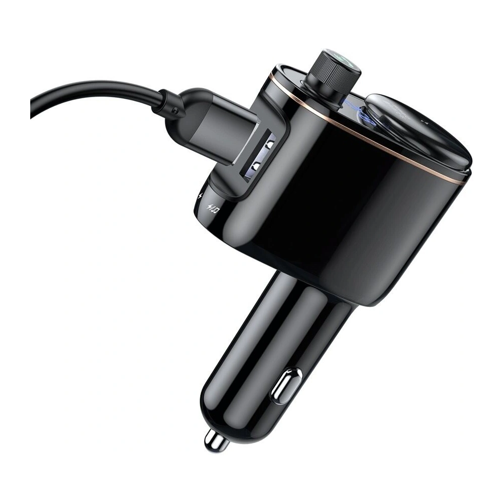 Wholesale Transmitter FM Baseus Locomotive Black - BSU083BLK - {ean13} - Hurt