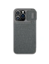 Etui Nillkin Qin Cloth Pro Apple iPhone 13 Pro szary