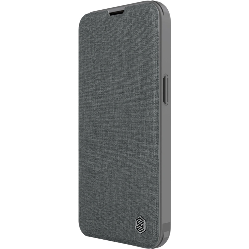 Etui Nillkin Qin Cloth Pro Apple iPhone 13 Pro szary