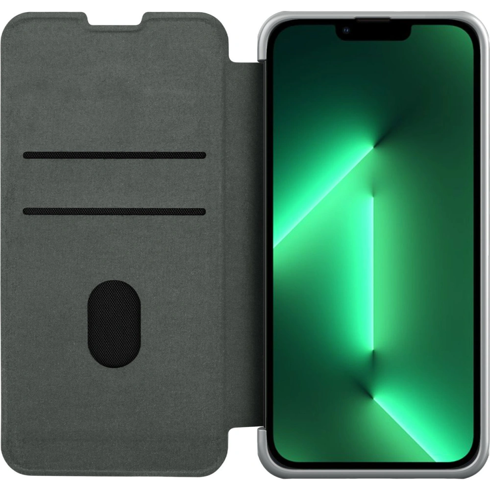 Etui Nillkin Qin Cloth Pro Apple iPhone 13 Pro szary