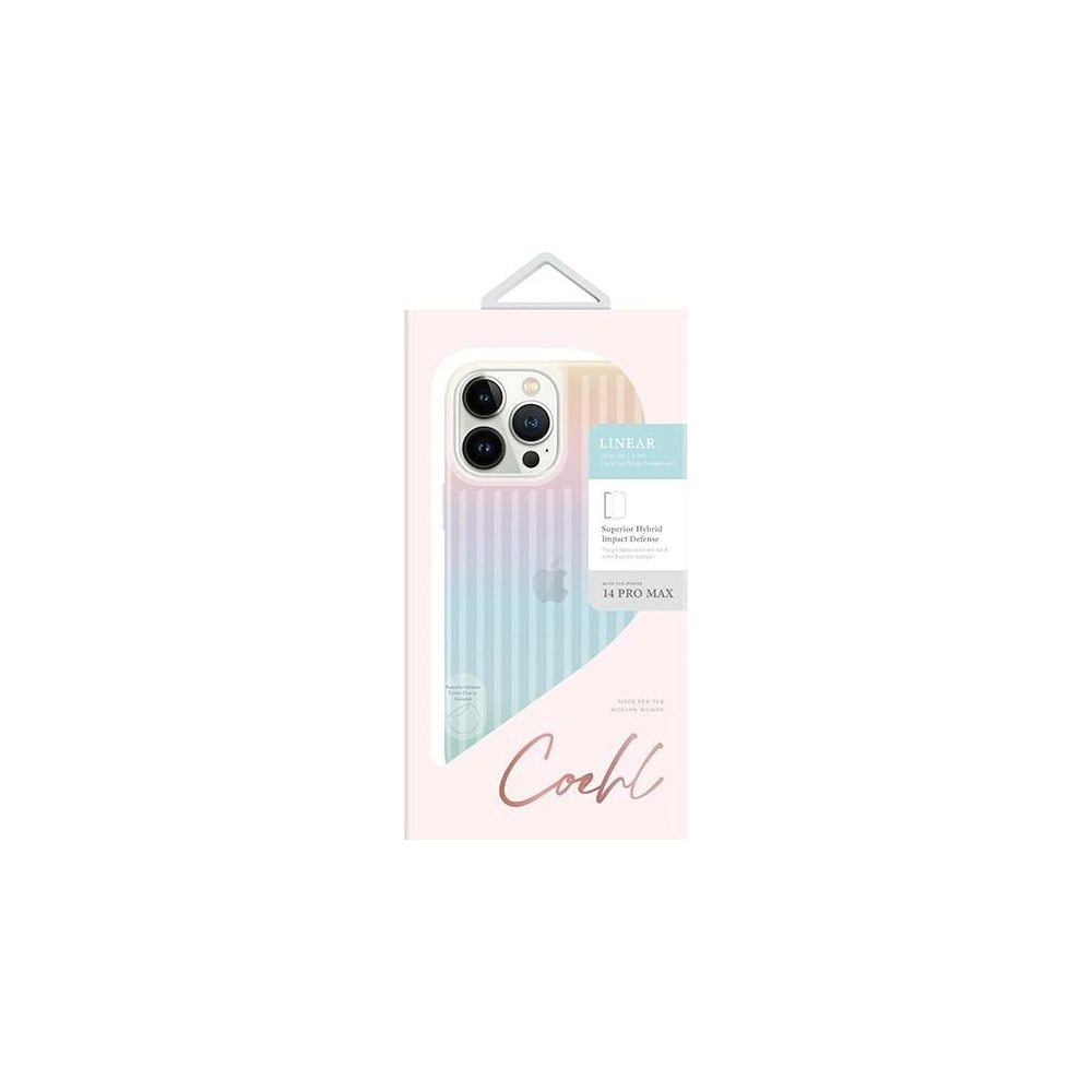 Hurtownia GSM - Etui UNIQ Coehl Linear Apple iPhone 14 Pro Max opalový/iridescent - UNIQ762 - {ean13} - Hurt