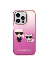 Hurtownia GSM - Etui Karl Lagerfeld KLHCP14LTGKCP Apple iPhone 14 Pro hardcase růžový/pink Gradient Ikonik Karl & Choupette - KLD1168 - {ean13} - Hurt