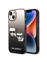 Etui Karl Lagerfeld KLHCP14STGKCK Apple iPhone 14 kemény tok fekete/black Gradient Ikonik Karl & Choupette