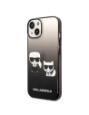 Hurtownia GSM - Etui Karl Lagerfeld KLHCP14STGKCK Apple iPhone 14 hardcase černý/black Gradient Ikonik Karl & Choupette - KLD1171 - {ean13} - Hurt