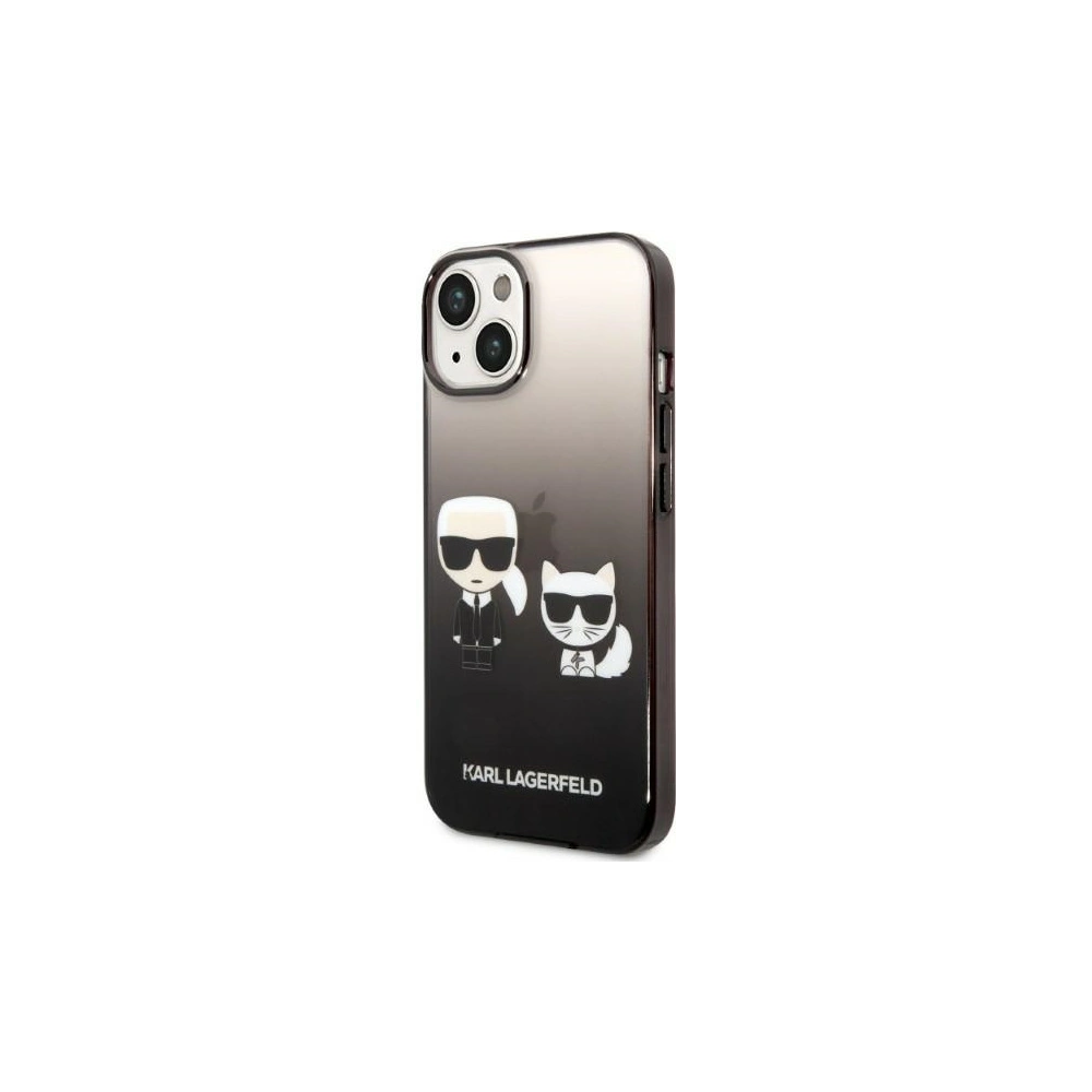 Hurtownia GSM - Etui Karl Lagerfeld KLHCP14STGKCK Apple iPhone 14 hardcase czarny/black Gradient Ikonik Karl & Choupette - KLD1171 - {ean13} - Hurt