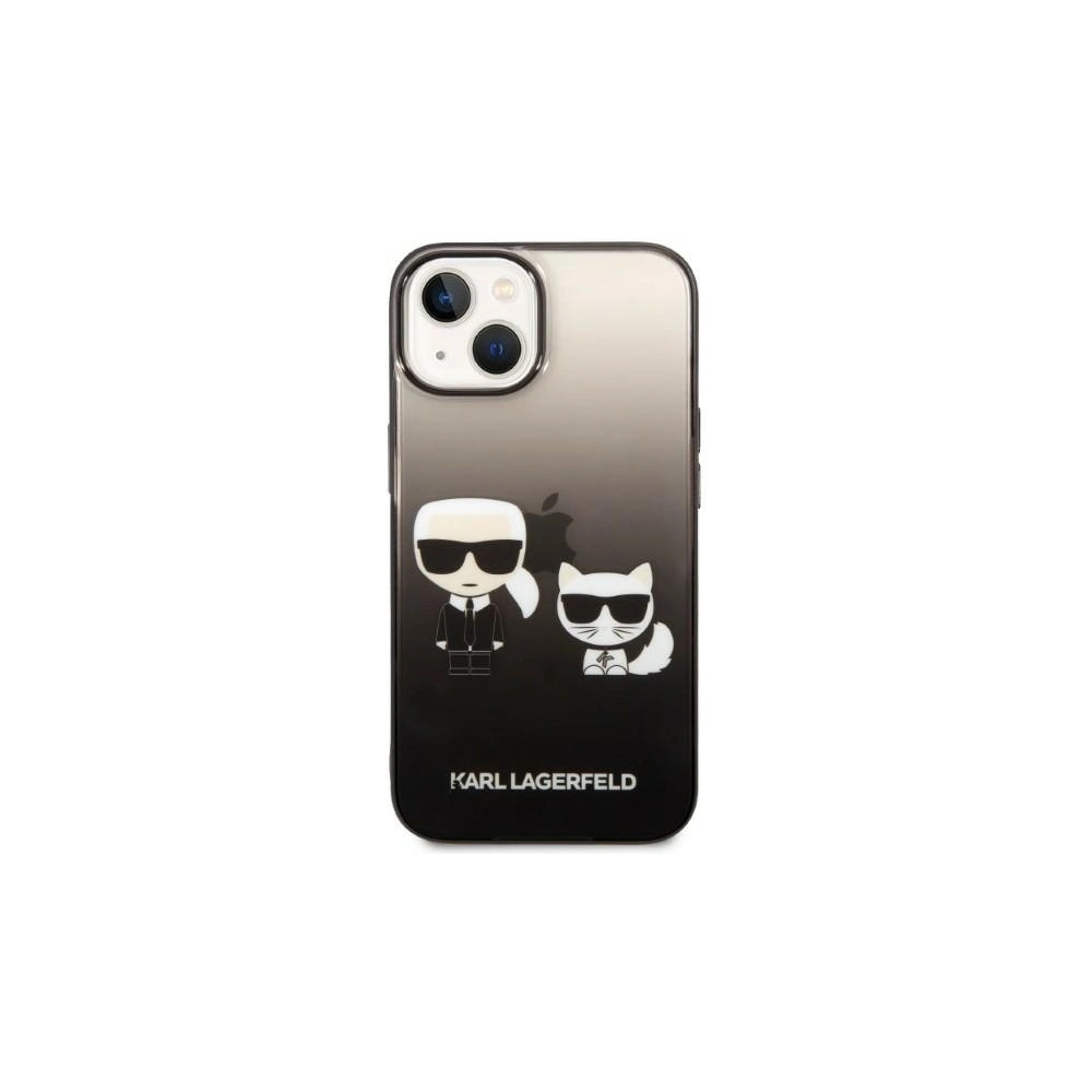 Hurtownia GSM - Etui Karl Lagerfeld KLHCP14STGKCK Apple iPhone 14 hardcase czarny/black Gradient Ikonik Karl & Choupette - KLD1171 - {ean13} - Hurt