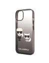 Hurtownia GSM - Etui Karl Lagerfeld KLHCP14STGKCK Apple iPhone 14 hardcase černý/black Gradient Ikonik Karl & Choupette - KLD1171 - {ean13} - Hurt