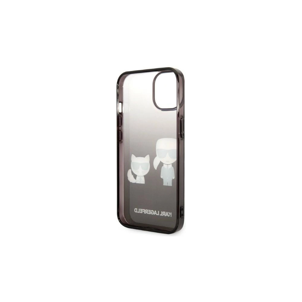 Hurtownia GSM - Etui Karl Lagerfeld KLHCP14STGKCK Apple iPhone 14 hardcase černý/black Gradient Ikonik Karl & Choupette - KLD1171 - {ean13} - Hurt