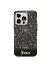 Guess GUHCP14LHGBNHK Apple iPhone 14 Pro black hardcase Bandana Paisley