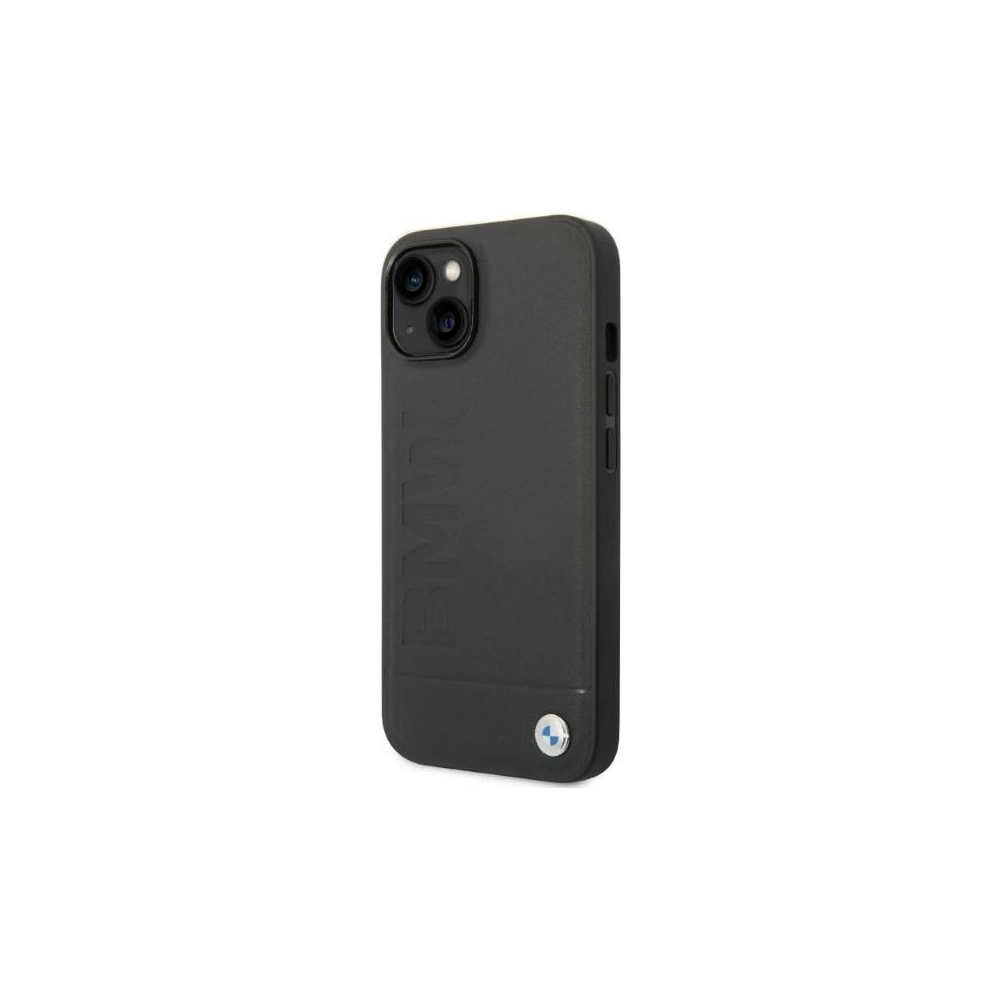 Wholesale BMW BMHMP14SSLLBK Apple iPhone 14 black hardcase Signature Logo Imprint Magsafe - BMW325 - {ean13} - Hurt