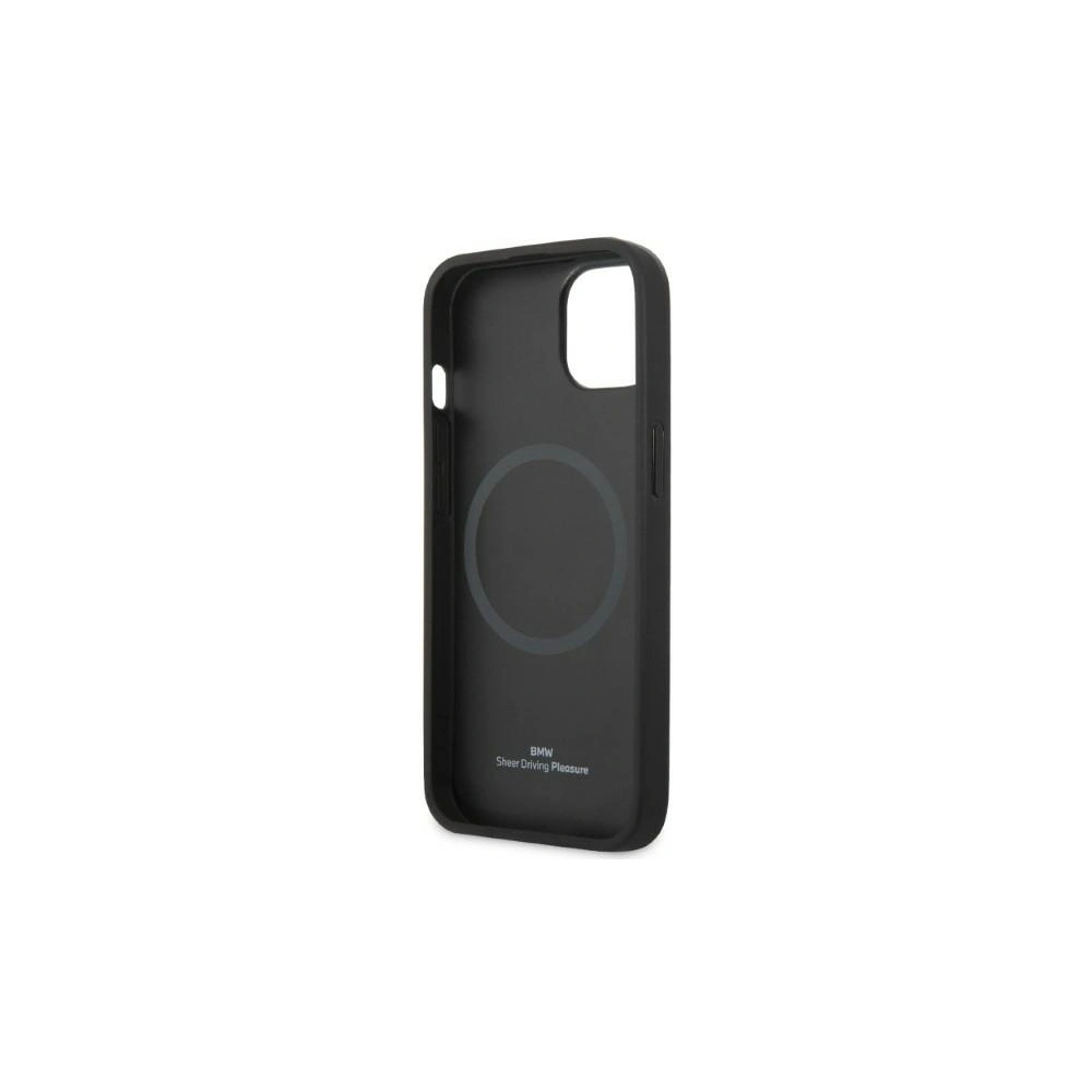 Wholesale BMW BMHMP14SSLLBK Apple iPhone 14 black hardcase Signature Logo Imprint Magsafe - BMW325 - {ean13} - Hurt