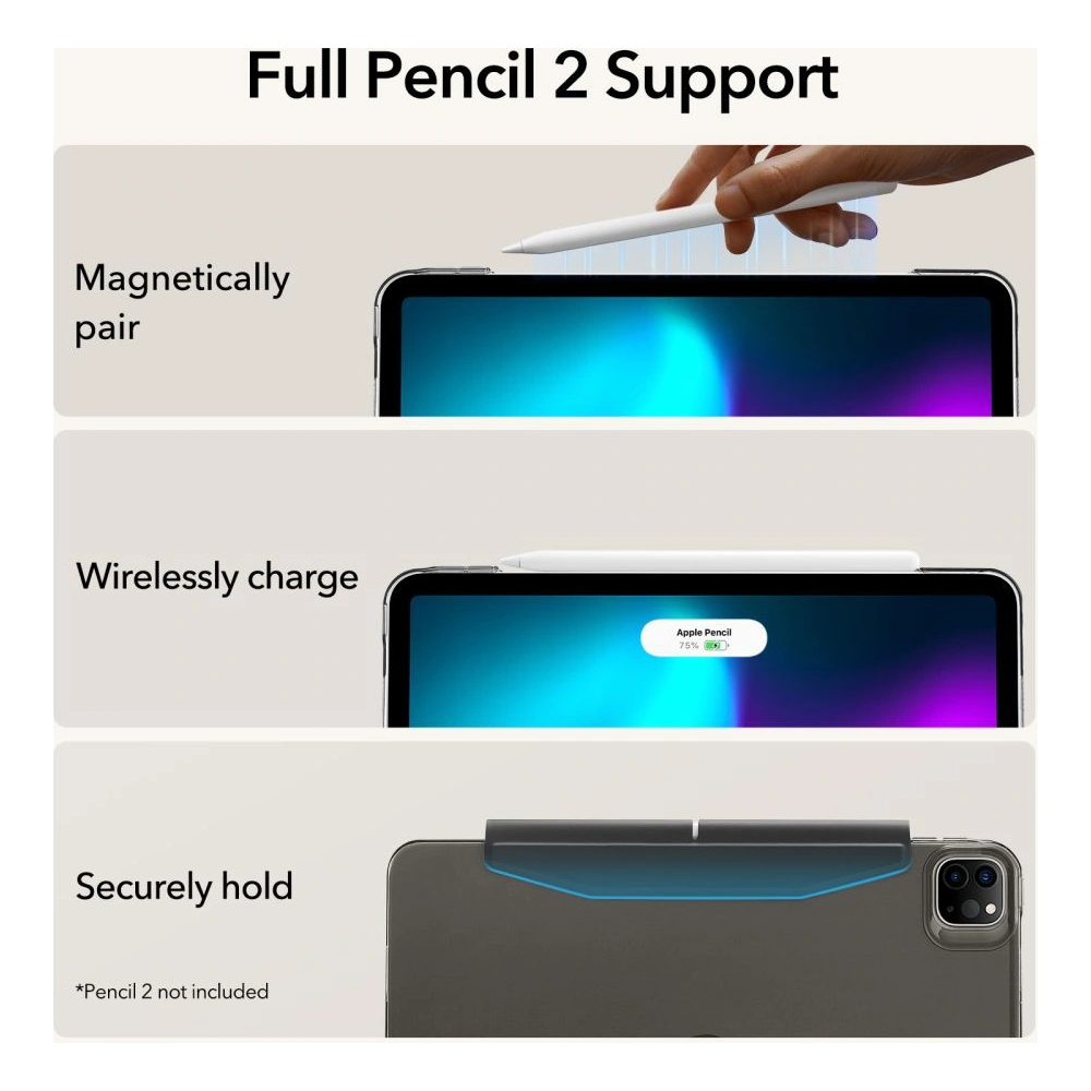 Hurtownia GSM - Etui ESR Ascend Trifold Apple iPad Pro 11 2021 (3. generációs) Fekete - ESR576 - {ean13} - Hurt