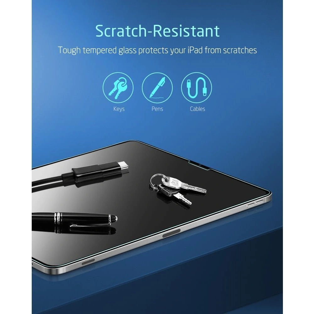 Wholesale ESR Tempered Glass Apple iPad Pro 11 2020/2021 (2, 3 gen)/iPad Air 10.9 2020/2022 (4, 5 gen) Clear [2 PACK] - ESR578 - {ean13} - Hurt