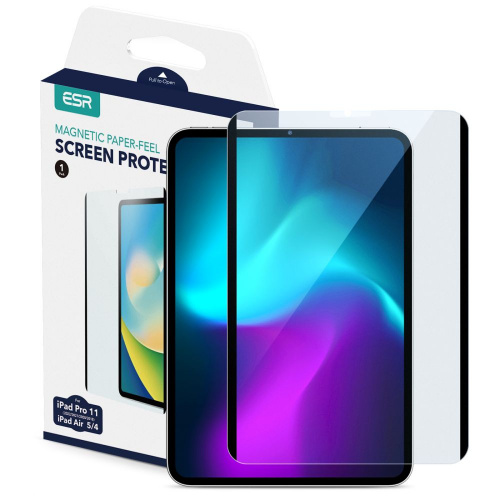 Hurtownia ESR - 4894240155455 - ESR580 - Folia ESR Paper Feel Magnetic Apple iPad Pro 11 2020/2021 (2, 3 gen)/iPad Air 10.9 2020/2022 (4, 5 gen) Matte Clear - B2B homescreen