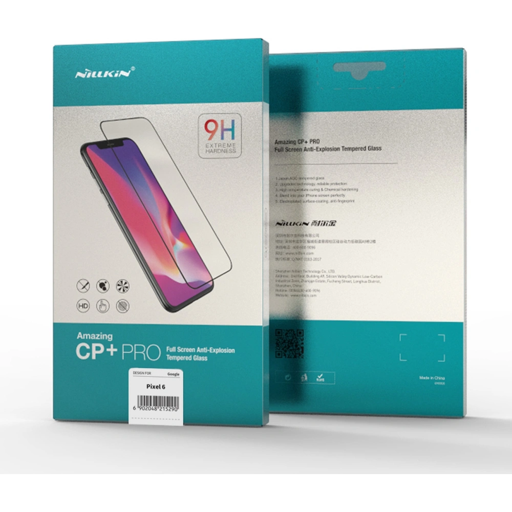 Hurtownia GSM - Gehärtetes Glas Nillkin Amazing CP+ PRO Google Pixel 6 schwarz - NLK698 - {ean13} - Hurt