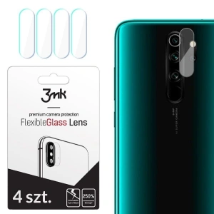 Szkło hybrydowe na obiektyw aparatu 3MK Lens Protection Redmi Note 8 Pro [4 PACK]