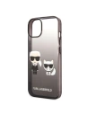 Hurtownia GSM - Etui Karl Lagerfeld KLHCP14XTGKCK Apple iPhone 14 Pro Max hardcase černý/black Gradient Ikonik Karl & Choupette - KLD1173 - {ean13} - Hurt