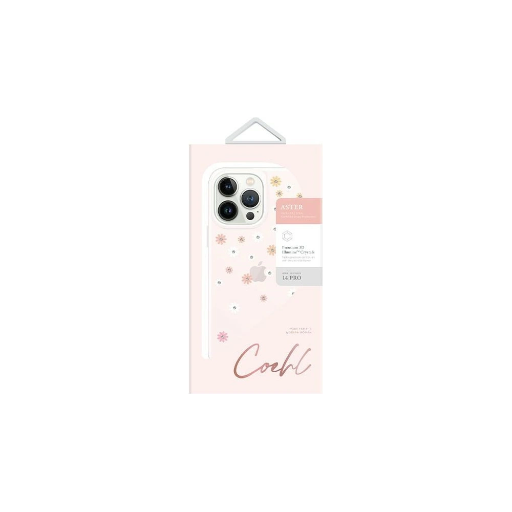 Case UNIQ Coehl Aster Apple iPhone 14 Pro rosa/frühling pink