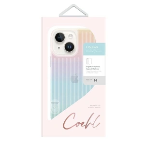 Etui UNIQ Coehl Linear Apple iPhone 14 opalowy/iridescent