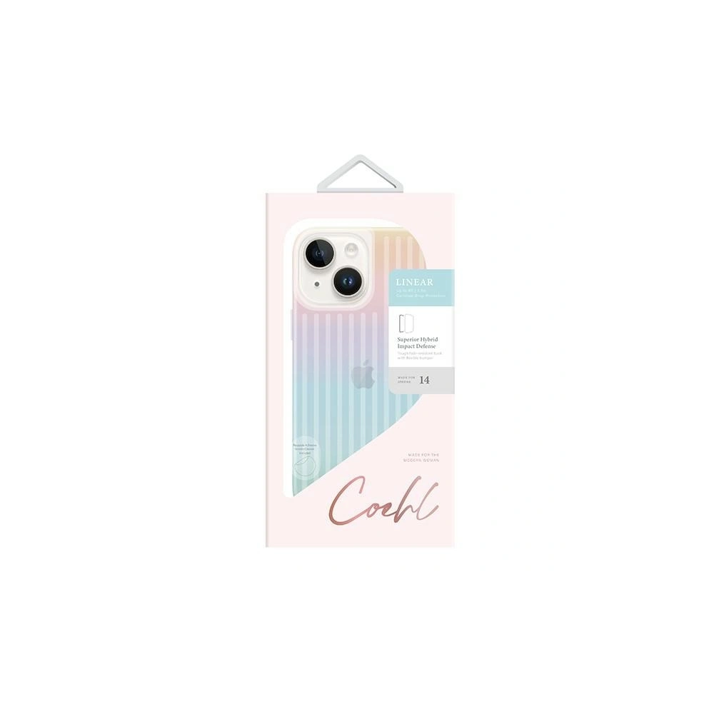 Hurtownia GSM - Etui UNIQ Coehl Linear Apple iPhone 14 opálos/irizáló - UNIQ774 - {ean13} - Hurt