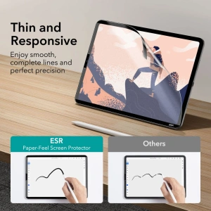 Hurtownia GSM - Fólia ESR Papír Érzet Magnetic Apple iPad Pro 12.9 2020/2021 (4. és 5. generáció) Matt Átlátszó - ESR587 - {ean13} - Hurt